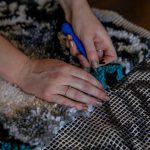 fabric crafting with cheesecloth