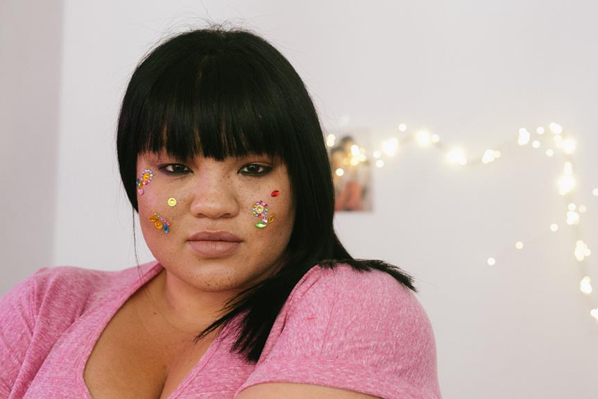 face rhinestones for unique decor