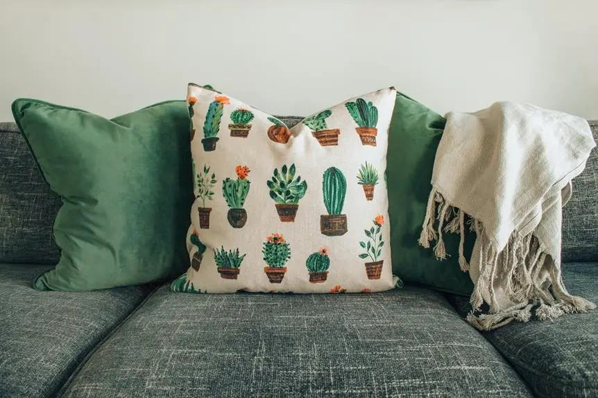 ideal fabrics for cushions