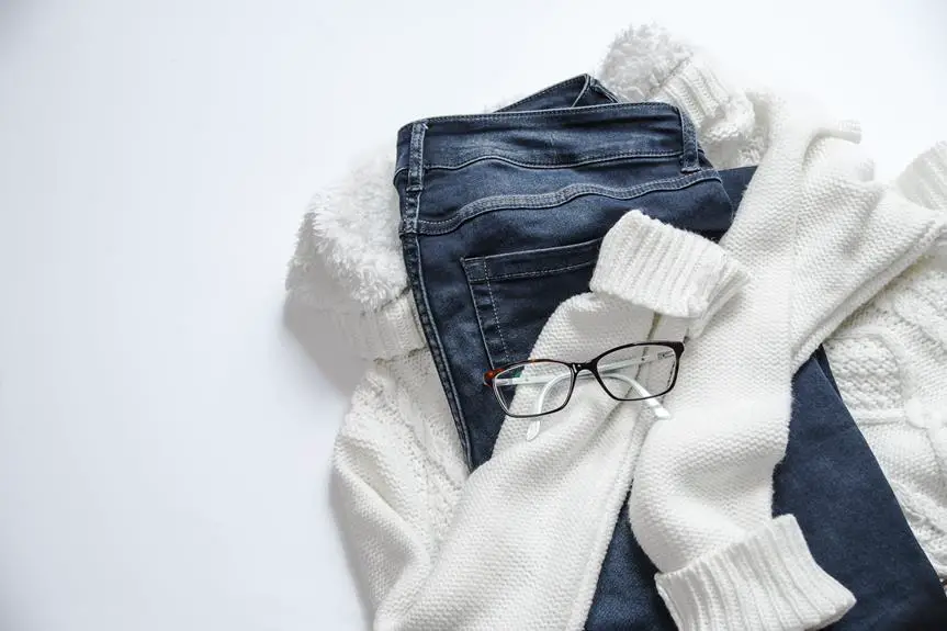 rhinestones and denim fashion