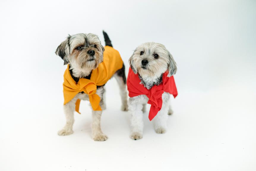 stand out fabrics for top gun dog bandanas
