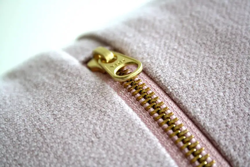 unique zipper pulls elevate fabric
