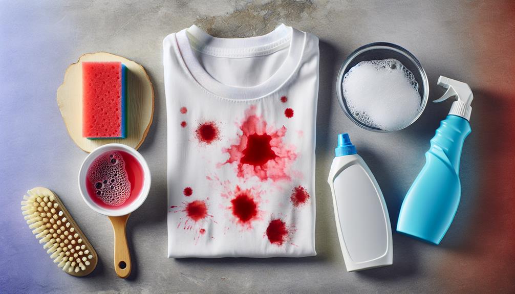 remove food coloring stains