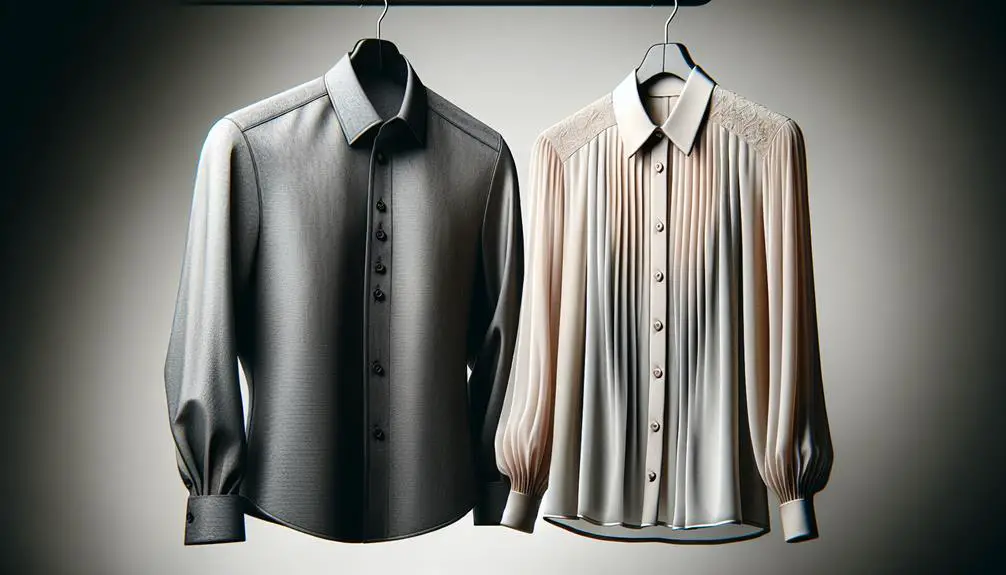 shirt versus blouse comparison