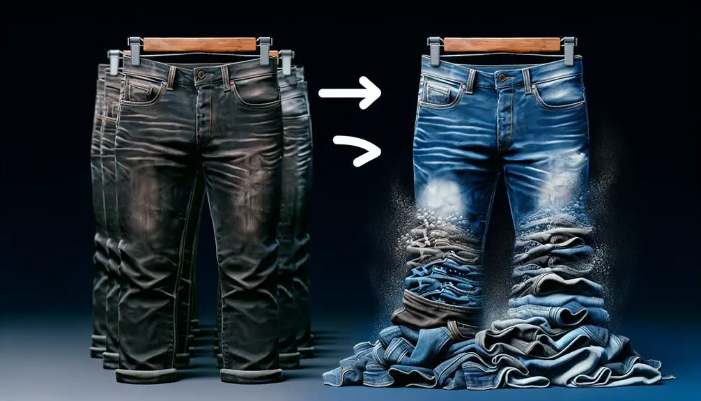 shrinking denim over time