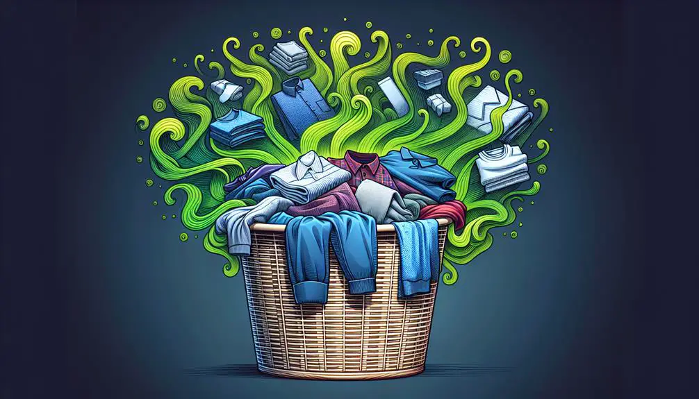 unpleasant odor on clothes