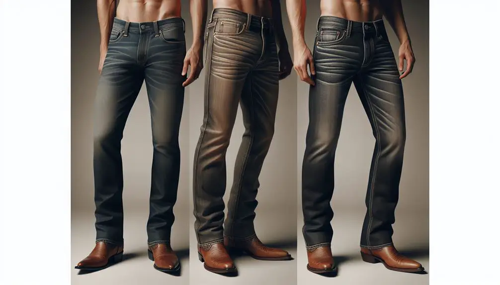 western style jeans comparison