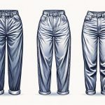 comparing dad and mom jeans