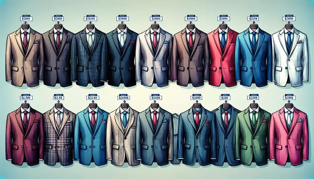 cost of men s suits