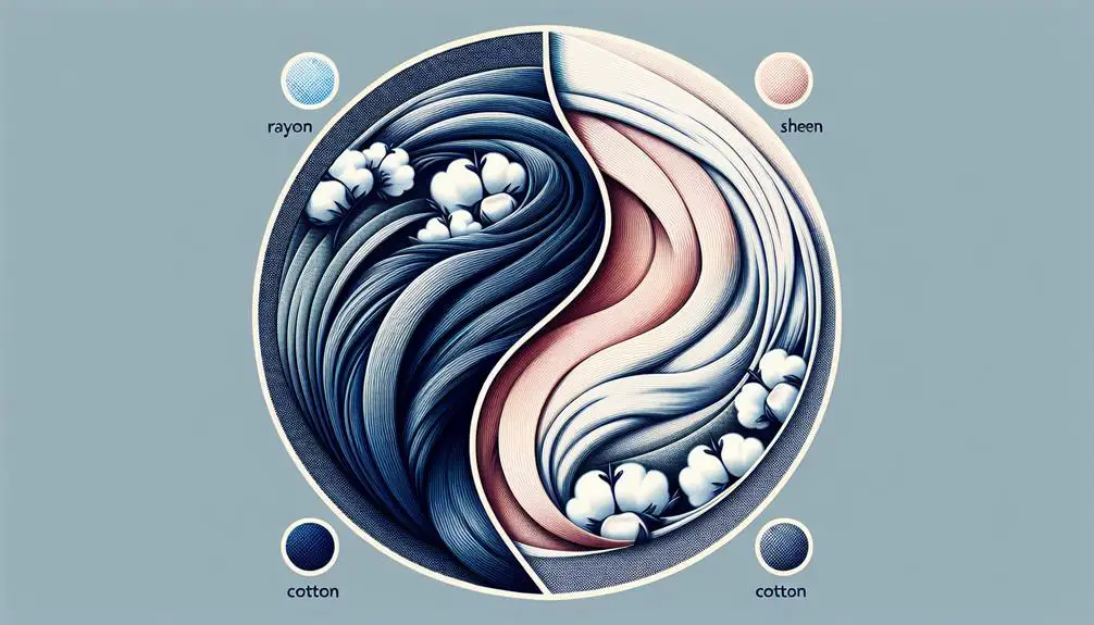 rayon compared to cotton