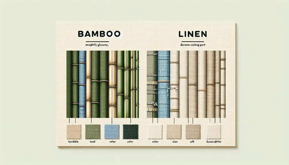 choosing between bamboo and linen