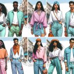 colored denim fashion trend