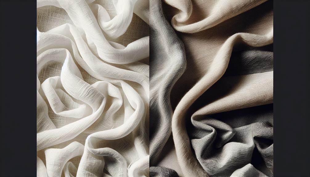 comparing linen and cotton