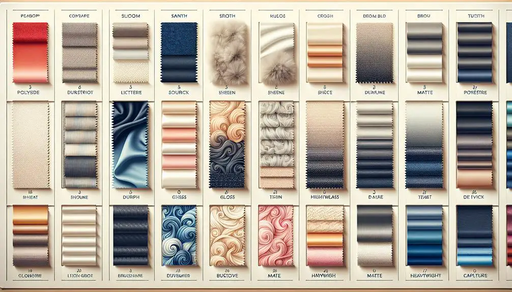 comparing polyester fabric types