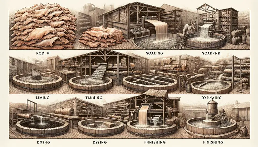 leather production process details