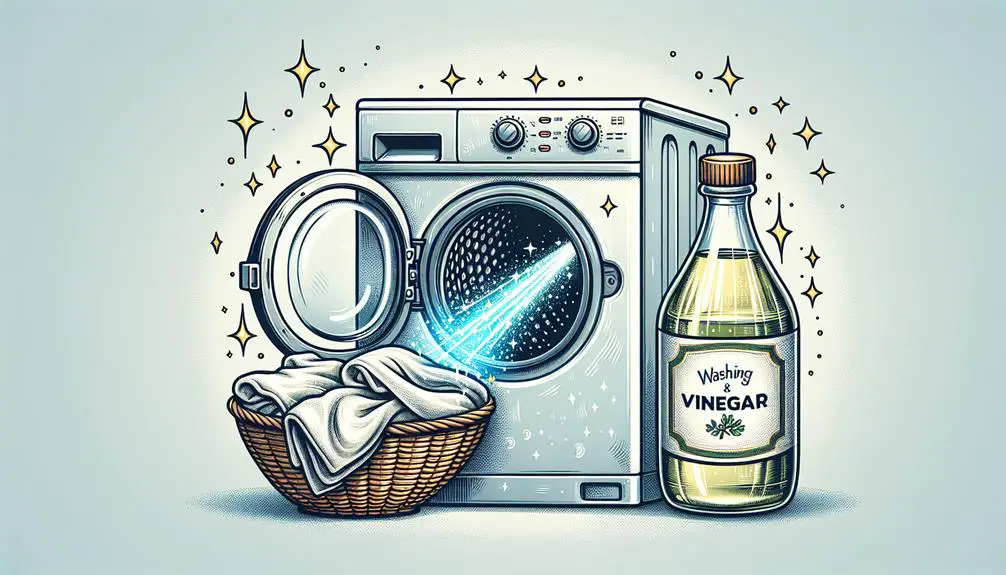 linen care with vinegar