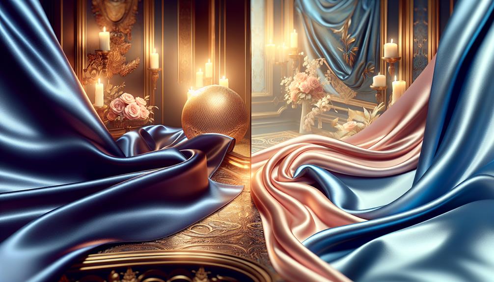 luxury comparison satin vs silk