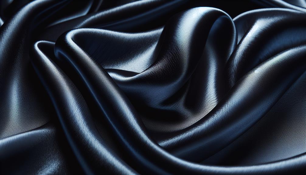 satin is made from silk polyester or nylon