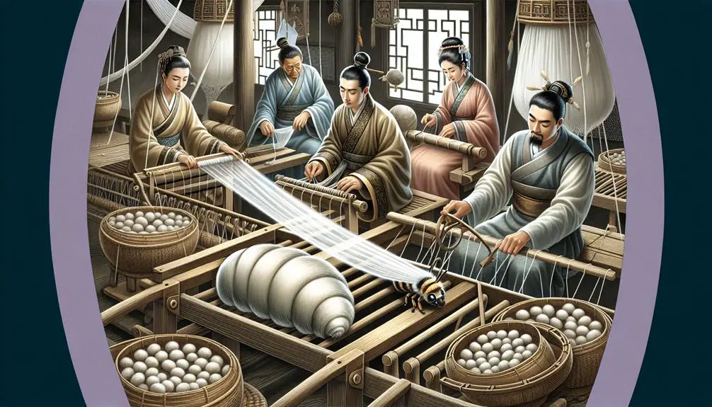 silk discovered in china