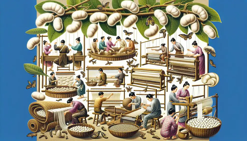 silk production process explained