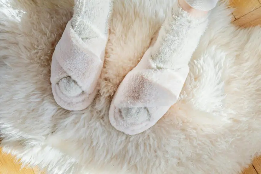 comfortable absorbent terry slippers
