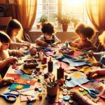 crafting with children made engaging