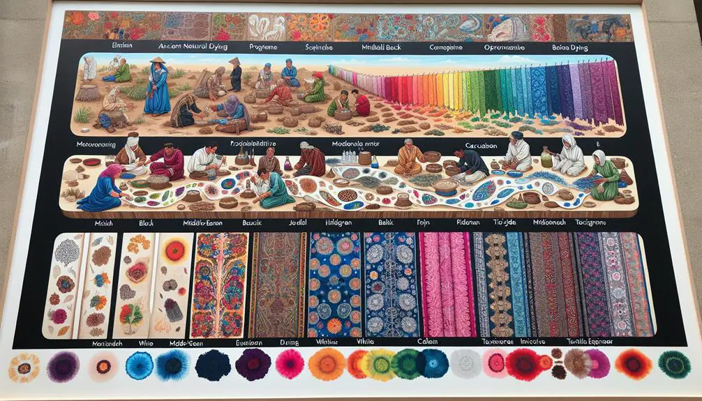 evolution of fabric dye