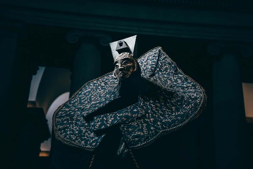 archival displays with scrim