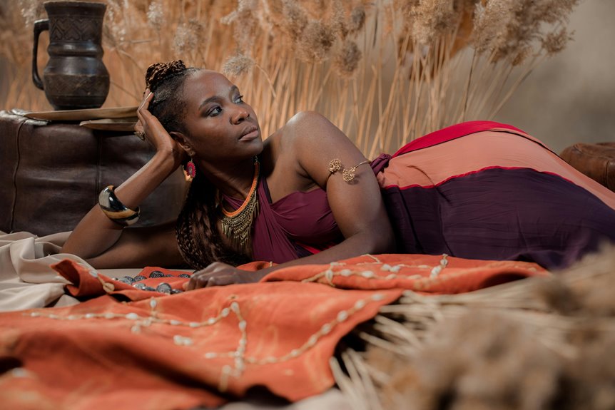 bohemian style with ikat