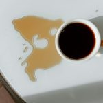 coffee stain emergency cleanup