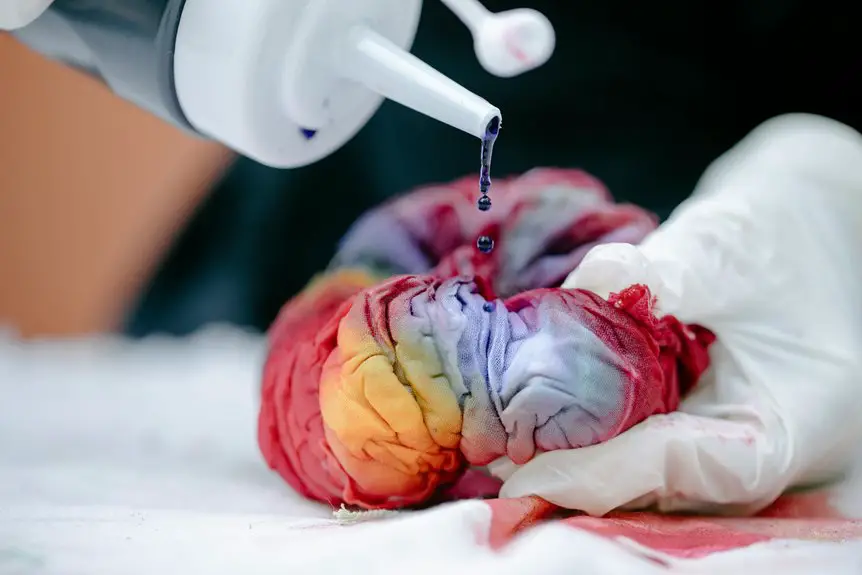 dyeing techniques for cotton gauze