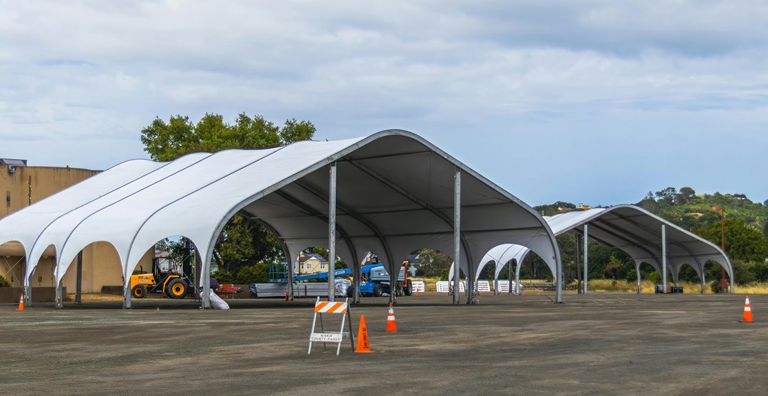 ethereal event canopy fabric
