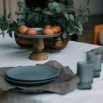 gauze fabric table runner