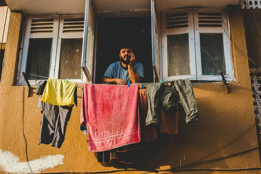 hanging clothes reduces wrinkles