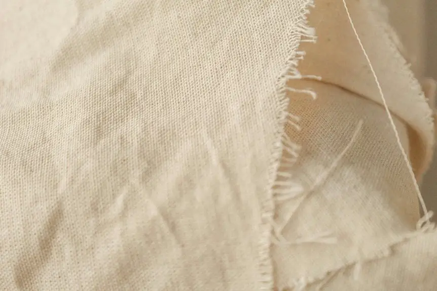 polycotton sewing edge tips