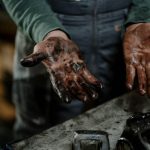 remove grease from cotton