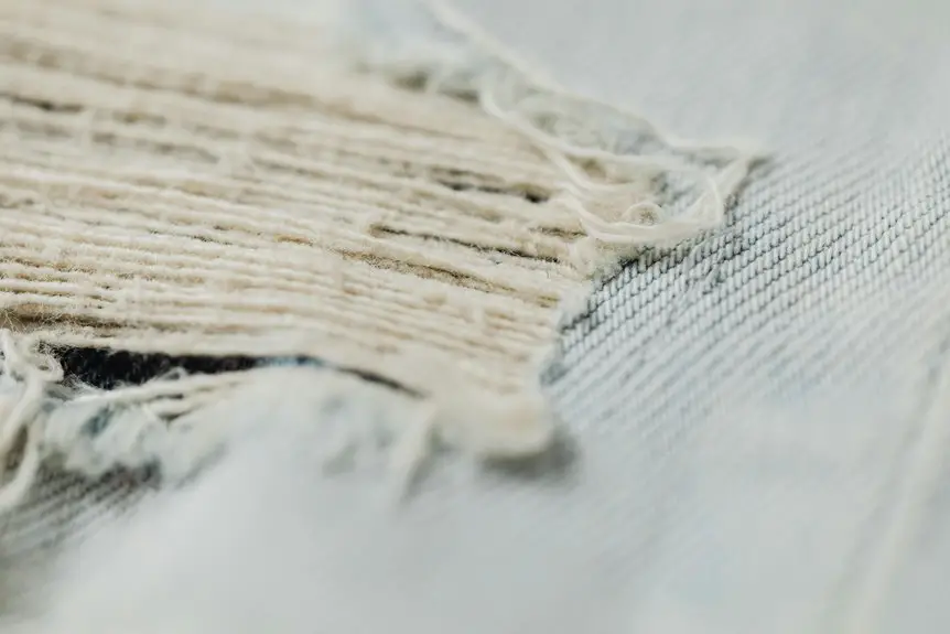 repairing damaged velvet fabric