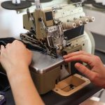 sewing double gauze hem