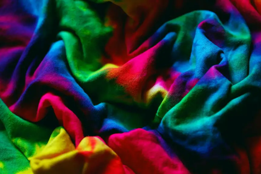 tie dye on polycotton fabrics