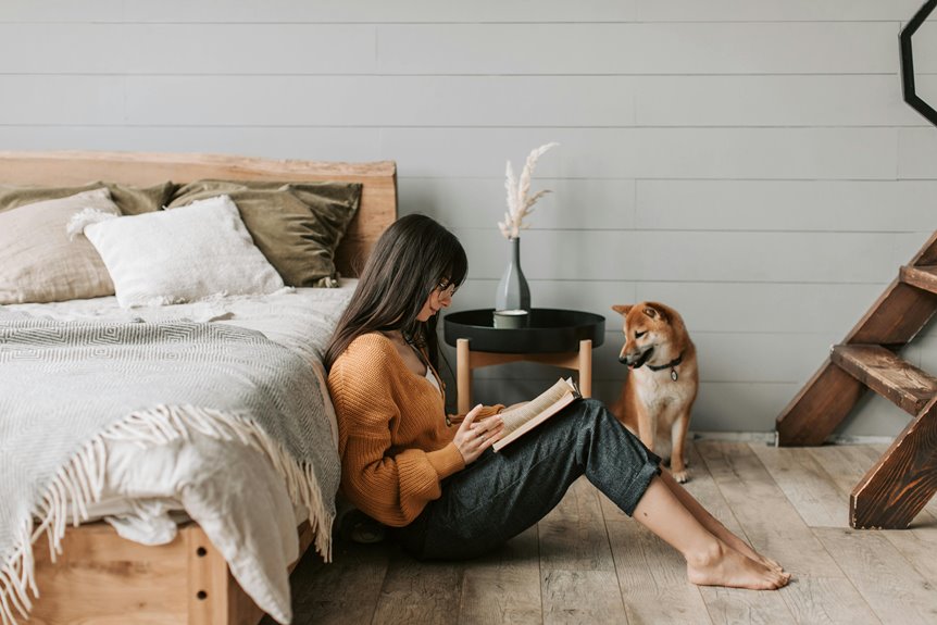 cozy and durable dog bed