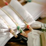 fold and clamp dyeing