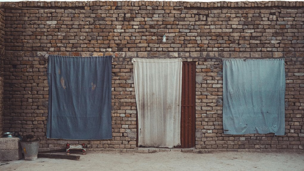 hang casement fabric curtains