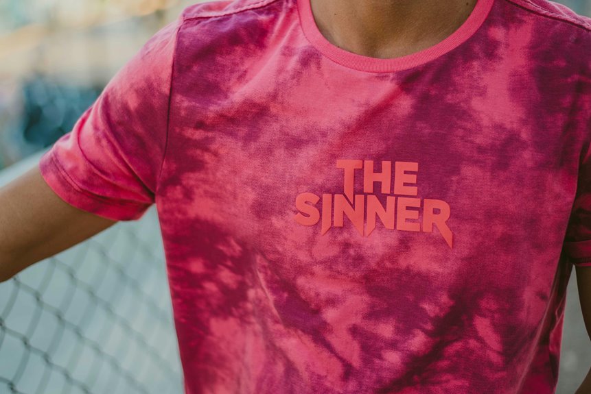 tie dye star pattern